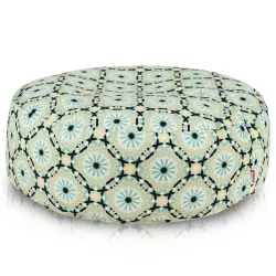 Puf Taburet Suport Picioare Rotund - Material Imprimeu Premium