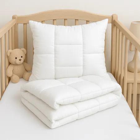 Set iarna pentru copii din bumbac 500 g/m², pilotă 100x135 cm și pernă 40x60 cm