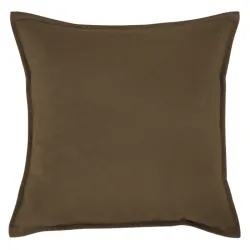 Pernă decorativă Plyš 45x45 cm din material moale maro