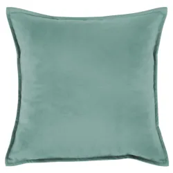 Pernă decorativă din pluș 45x45 cm în nuanță de mentă