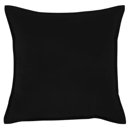 Pernă decorativă Plyš 45x45 cm din material moale negru