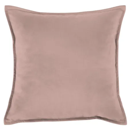 Pernă decorativă din pluș roz pudra 45x45 cm, moale irezistibilă