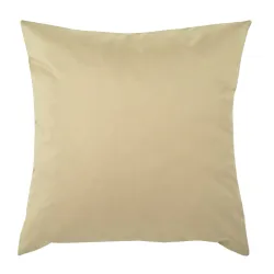 Pernă decorativă bej 45x45 cm pentru exterior din material moale