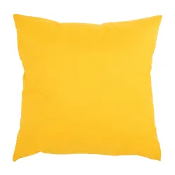 Pernă decorativă galbenă 45x45 cm pentru exterior, accesoriu elegant pentru grădină