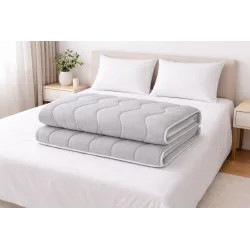 Pilotă Toate Anotimpurile Medical Gri din Microfibră 140×200 cm
