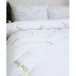 Pilotă Franceză 200x220 cm + 2x Pernă 70x90 cm Aloe Vera Green