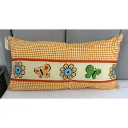 Pernă pentru copii 40x23 cm Fluturi și Flori