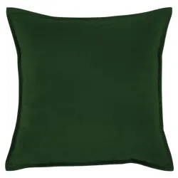 Pernă decorativă din pluș 45x45 cm - Verde închis, material moale