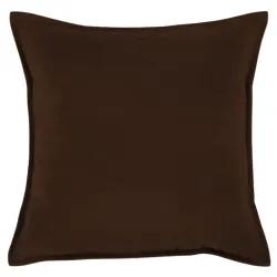 Pernă decorativă Plyš 45x45 cm - maro închis, moale și elegantă pentru decorul interior