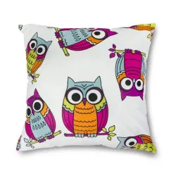 Pernă decorativă Bufniță 45x45 cm, perfectă pentru decorul livingului