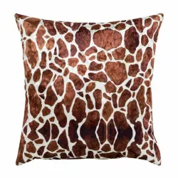 Pernă decorativă în formă de girafă 45x45 cm, ideală pentru decorul livingului