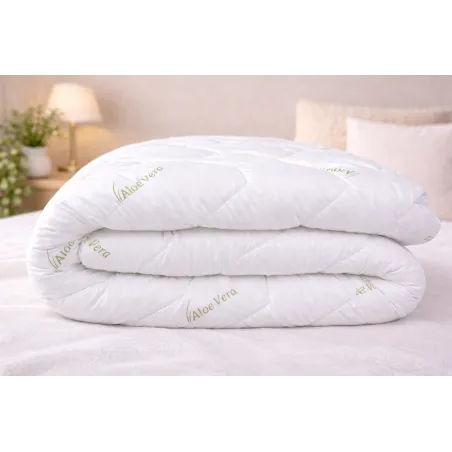 Pilotă Aloe Vera Green, 4 anotimpuri, 300 g/m², 200x240 cm, lenjerie de lux