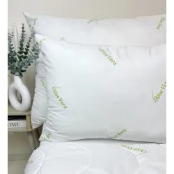 Pernă Aloe Vera Green 40x40 cm – Nepicată, 1+1 gratis, antibacteriană