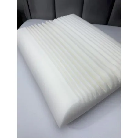 Pernă anatomică Aloe Vera 38x48/12 cm din spumă PUR profilată