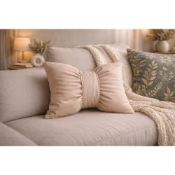 Pernă decorativă Fundă Bej 40x30 cm