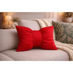 Pernă decorativă Fundă roșie 40x30 cm