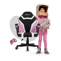 Scaun gaming Ranger 1.0 Pink Mesh pentru copii