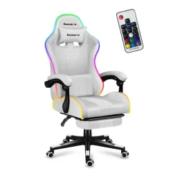 Scaun gaming Force 4.7 RGB Alb