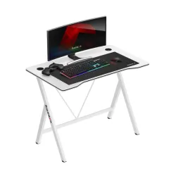 Hero 1.4 Birou Gaming Alb 100 cm