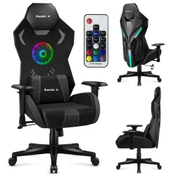 Scaun gaming Combat 7.6 RGB Negru