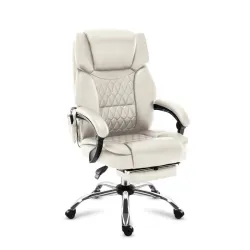 Scaun de birou Boss 6.0 Beige cu Masaj