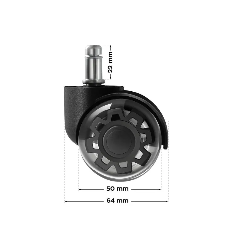 Roti Wheels 3.0 Negru pentru Scaune 6