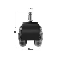 Roti Wheels 3.0 Negru pentru Scaune 7