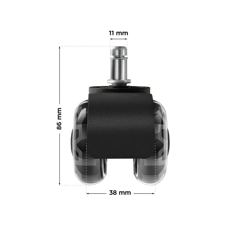 Roti Wheels 3.0 Negru pentru Scaune 7