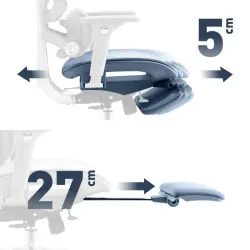 Scaun gaming ergonomic Expert 8.7 gri Mesh 9
