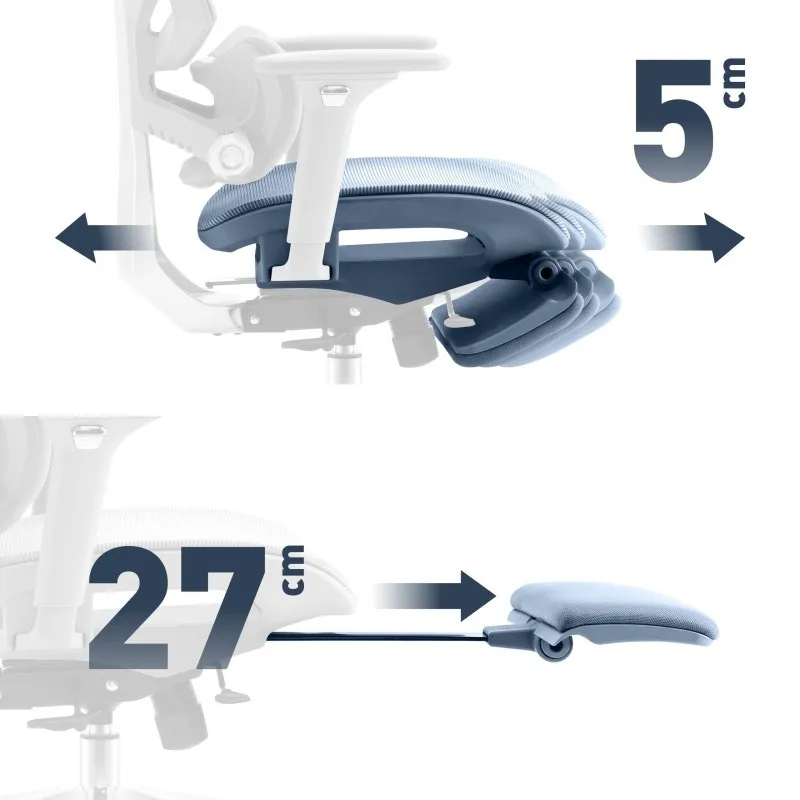 Scaun gaming ergonomic Expert 8.7 gri Mesh 9