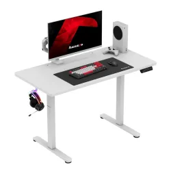 Birou Gaming Electric Hero 8.1 Alb 120x60cm