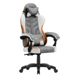 Scaun gaming Force 2.7 gri din catifea