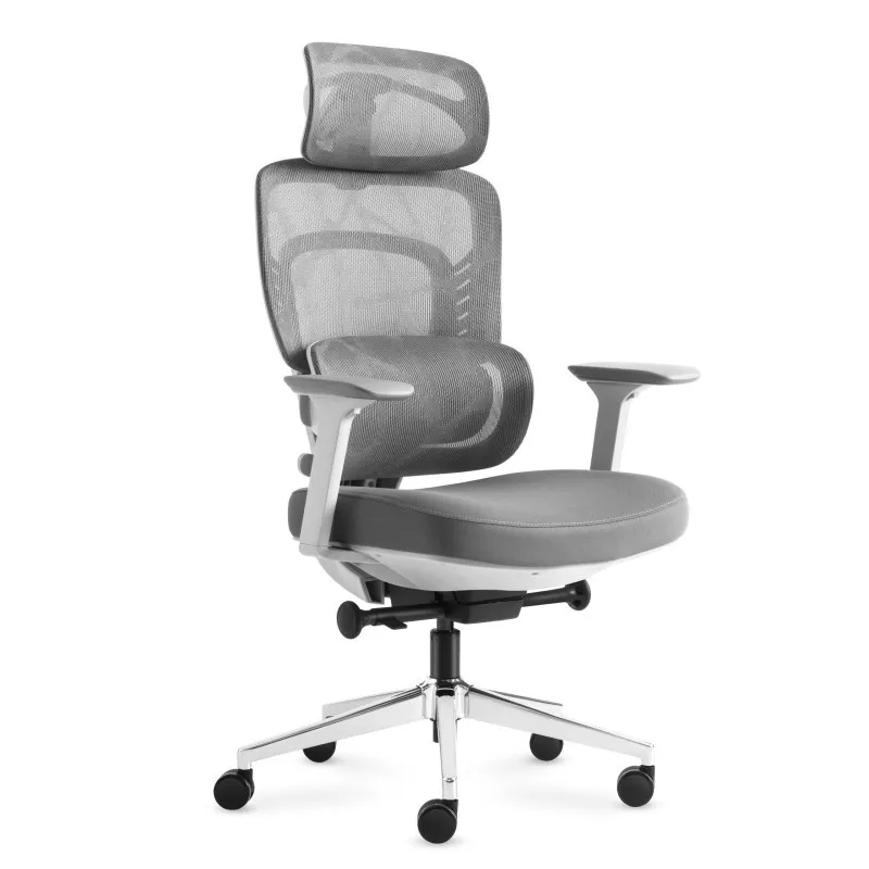 Visioner 6.1 Gri Scaun de birou cu masaj, design ergonomic, Scaune de Birou
