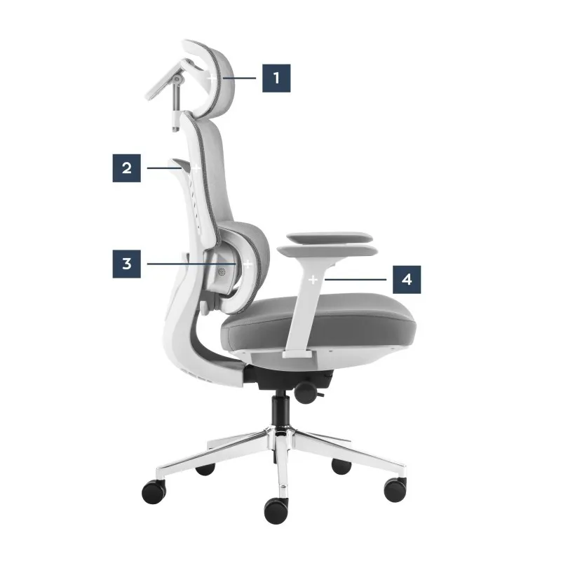 Visioner 6.1 Gri Scaun de birou cu masaj 15