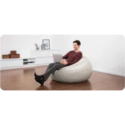 Fotoliu gonflabil Bestway 75052, ideal pentru relaxare în grădină sau pe terasă