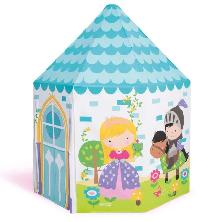 Cort de joacă gonflabil castel prințesă INTEX 44635 cu design colorat pentru copii