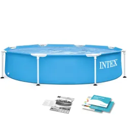 Piscină de grădină cu cadru 244 x 51 cm 5-în-1 INTEX 28205