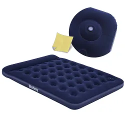 Saltea Gonflabilă 203x152x28 cm cu Pompă de Picior Încorporată Bestway 67226