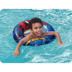 Colac înot Spiderman 56 cm, perfect pentru copii la piscină