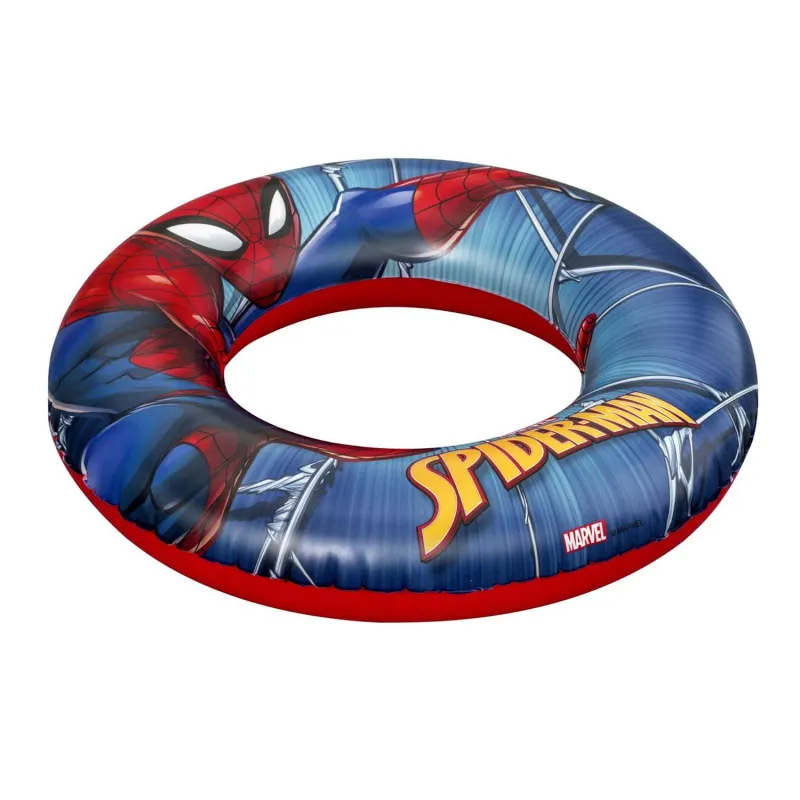 Colac înot Spiderman 56 cm, perfect pentru aventuri de vară și distracție