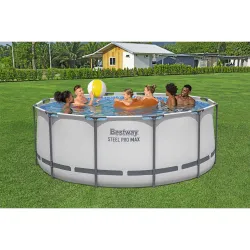 Piscină Grădină Cadru 366 x 122 cm, distracție pentru copii și adulți
