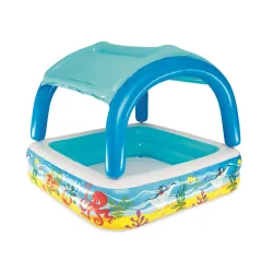 Piscină pentru copii cu acoperiș 140 x 140 x 114 cm Bestway 52192