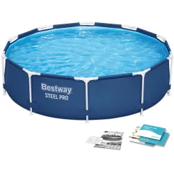 Piscină de grădină cu cadru din oțel 305 x 76 cm Bestway 56677