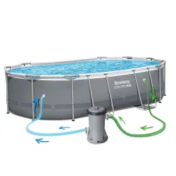 Piscină cu accesorii, 18-în-1 Bestway 56448, pentru relaxare în grădină