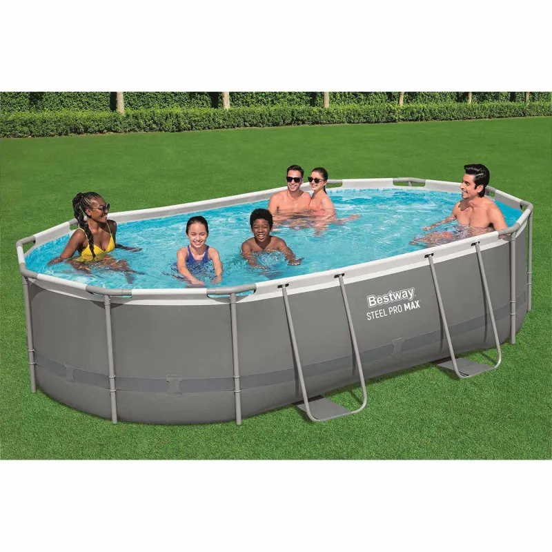 Piscină de grădină pentru copii, 488 x 305 x 107 cm, 18-în-1 Bestway 56448