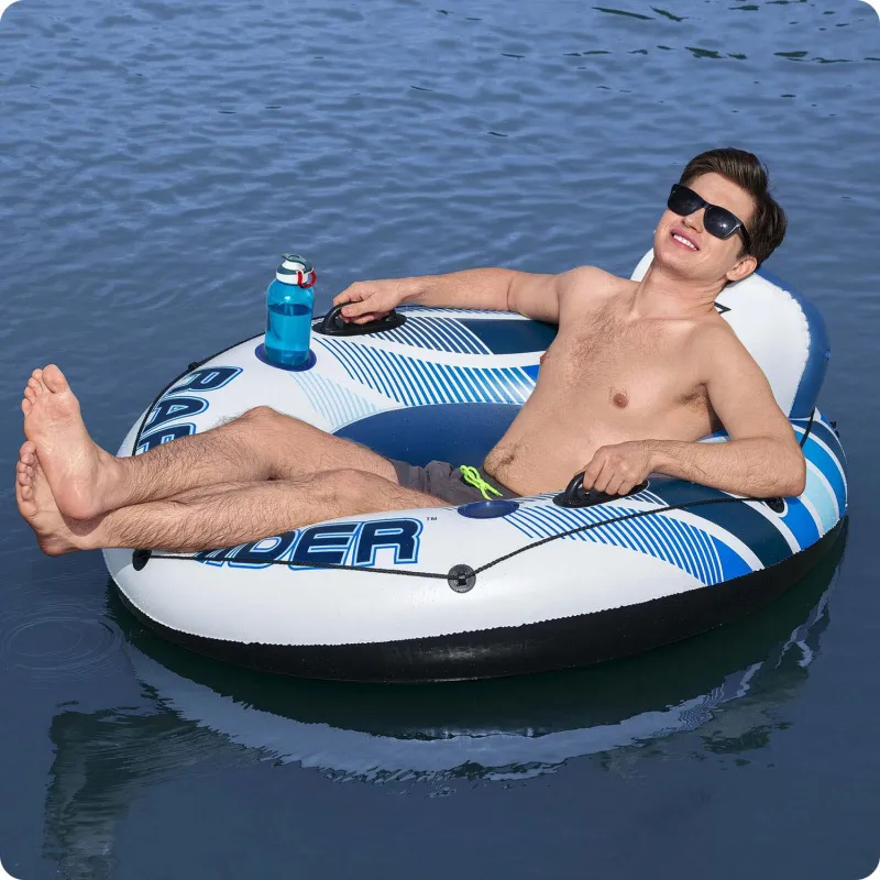 Colac înot colorat Rapid Rider, perfect pentru piscină și plajă