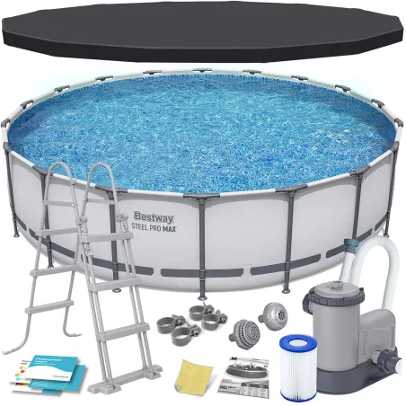 Piscină de Grădină 549 x 122 cm 11in1, perfectă pentru distracția în aer liber