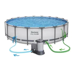 Piscină de grădină 549 x 122 cm, perfectă pentru relaxare în aer liber