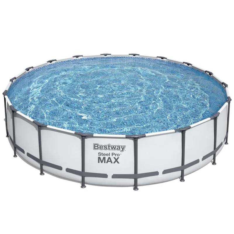 Piscină de grădină cu cadru metalic 549 x 122 cm 18în1, excelentă pentru copii în grădină
