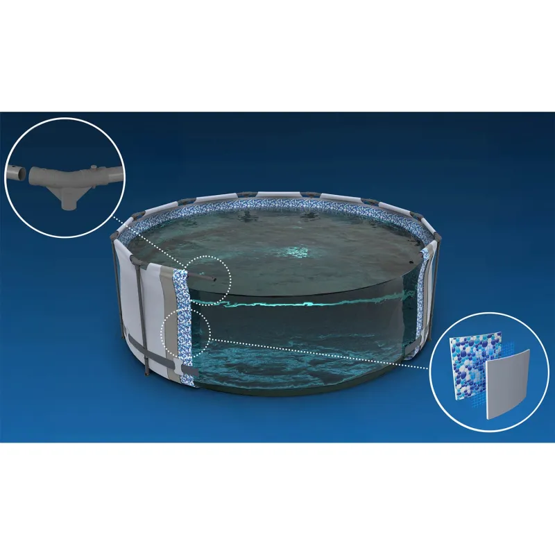 Piscină 10in1, ideală pentru relaxare și distracție în zilele călduroase